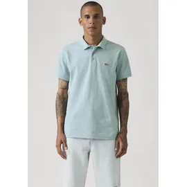 Levi's Poloshirt "LEVIS HM POLO", Herren, Gr. M, vigo geo forget, me, not pique, Jersey, Obermaterial: 100% Baumwolle, regular fit, Shirts, mit Markenlogo auf der Brust