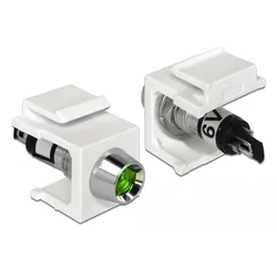 Delock LED - Keystone Jack - weiß