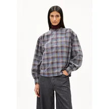 ARMEDANGELS EFINARAA CHECK grau/rot/weiß XS
