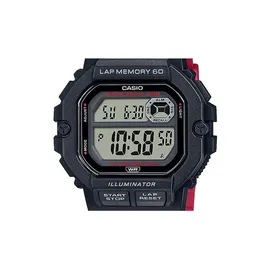 Casio Digitaluhr Sportliche Armbanduhr WS-1400H-4AVEF rot