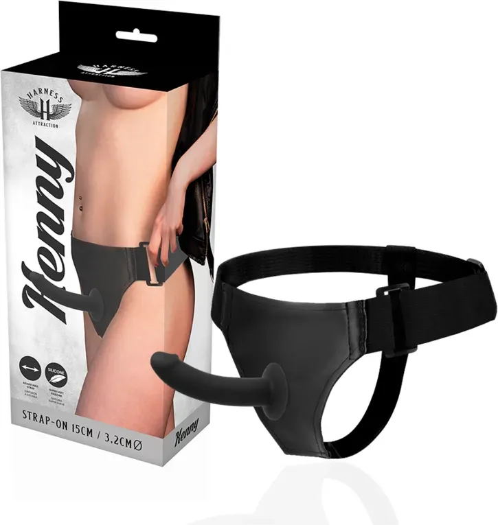 HARNESS ATTRACTION - RNES SILIKON KENNY 15 CM -O- 3.2 CM