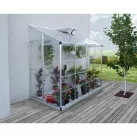 CANOPIA Gewächshaus Aluminium Silber Polycarbonatplatten 0,7 mm 3,04 m2