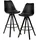 Möbel Boss Barhocker 2er-Set 44 x 113 x 39 cm Schwarz