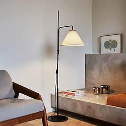 Marset Funiculi Fabric Stehleuchte, schwarz/sand