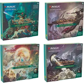Wizards of the Coast Magic the Gathering The Lord of the Rings: Tales of Middle-earth Szenenboxen Display (4) englisch