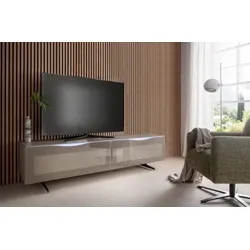 Modena living Modena TV-Element in Keramik mit grauer Glasfront