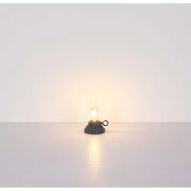 GLOBO Tischlampe Glas Amber