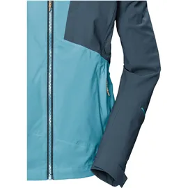 KILLTEC Damen Funktionsjacke wasserdicht/Outdoorjacke mit Kapuze KOS 83 WMN JCKT, bali blau, 36, 42735-000