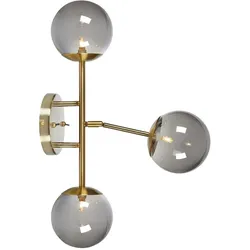 Markslöjd Trinity Wandlampen 3L Rauch