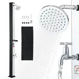 Vevor Solardusche Schwarz/Silber 35 L