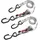 Master Lock Spanngurte mit S-Haken und Ratsche 1,80 m x 25 mm 2-er Pack