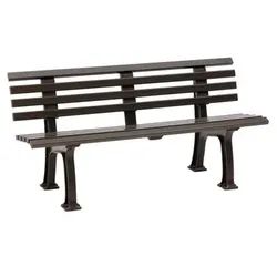 Bank Modell Sylt 3 Sitzer braun 150 cm