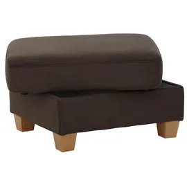 Home Affaire Polsterhocker Dalia mit Stauraum 66 x 46 x 76 cm Braun