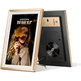 Arzopa 14 Zoll Digitaler Bilderrahmen aus Metall mit kostenlosem Cloud-Speicher, unbegrenzter Foto- & Videowiedergabe, App-Teilen, 1920 x 1200 FHD-Touchscreen, elektronischer Bilderrahmen, Geschenk für die Familie