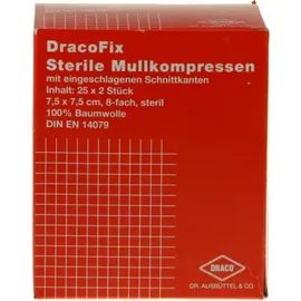 dr. ausbüttel gmbh & co. kg Mullkompressen steril 7,5 x 7,5 cm 50 St.