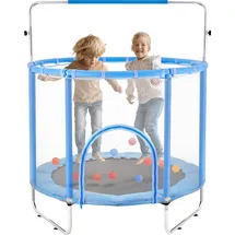Vevor Trampolin Mini 147 cm inkl. Sicherheitsnetz Blau
