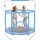 Vevor Trampolin Mini 147 cm inkl. Sicherheitsnetz Blau