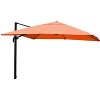 Mendler Gastronomie-Ampelschirm HWC-A96 300 x 300 cm terracotta