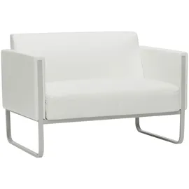 HJH Office Lounge Sofa Aruba Kunstleder Polstersofa Couch modern mit Armlehnen