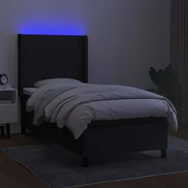 vidaXL Boxspringbett 100 x 200 cm Schwarz