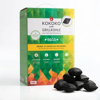 McBrikett KOKOKO Eggs Premium Grillkohle 8 kg