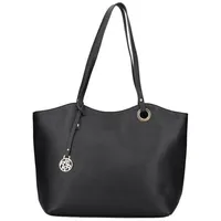 Rieker Damen Shopper geräumige Handtasche H1369, Farbe:Schwarz - Schwarz