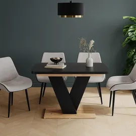 Vicco Fenaro 120 x 77,4 x 80 cm Schwarz/Eiche