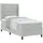 vidaXL Boxspringbett 100 x 200 cm Hellgrau