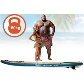 Neo-Sport Stand Up Paddle Board 350 x 81 x 15 cm Blau/Braun