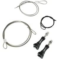 Mantona Sicherungsleinen Set Edelstahl 40 + 100cm