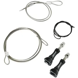 Mantona Sicherungsleinen Set Edelstahl 40 + 100cm
