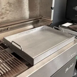 Grillrost.com Das Original Griddle 550 cm x 386 cm rostfrei Silber