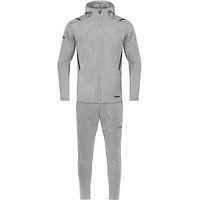 Jako Challenge Freizeitanzug mit Kapuze Herren hellgrau meliert/anthra light