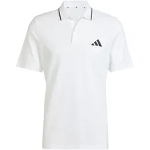 adidas Essentials Small Logo Piqué Poloshirt Weiß/Schwarz 2XL