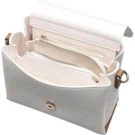 Valentino Alexia Umhängetasche Kunstleder Bianco/Cuoio
