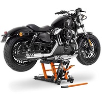 ConStands - Motorrad-Hebebühne für Chopper/Custombike Hydraulisch Sicherung Orange CB59103
