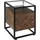 Tectake Nachtschrank Kidderminster 40 x 43 x 60,5 cm Braun