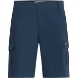 Blend Cargoshorts BLEND "Cargoshorts BHTiam", Herren, Gr. XXL, N-Gr, blau (marineblaus), Obermaterial: 98% Baumwolle CO. 2% Elasthan EL., Hosen