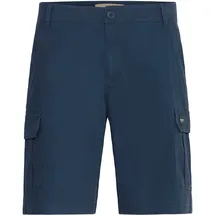 Blend Cargoshorts BLEND "Cargoshorts BHTiam", Herren, Gr. XXL, N-Gr, blau (marineblaus), Obermaterial: 98% Baumwolle CO. 2% Elasthan EL., Hosen