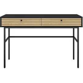SalesFever Schreibtisch Schwarz/Eiche