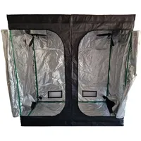 PB-Versand® Pflanzenzelt 200x100x200 Gewächshaus Zuchtzelt Growroom Anbauzelt Grow