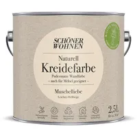 Schöner Wohnen Naturell Kreidefarbe Muschelliebe beige matt 2,5 l