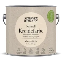 Schöner Wohnen Naturell Kreidefarbe Muschelliebe beige matt 2,5 l