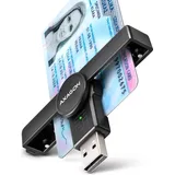 AXAGON CRE-SMPA USB 2.0, Schwarz