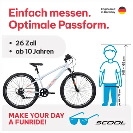 S'COOL Xroc 26 Zoll grau/orange