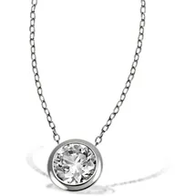 goldmaid Kette mit Anhänger weiß / Silber