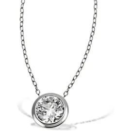 goldmaid Kette mit Anhänger weiß / Silber