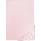 biberna 0077155 Jersey 180 x 200 - 200 x 200 cm hellrosa