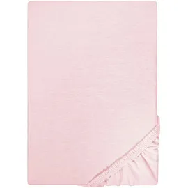 biberna 0077155 Jersey 180 x 200 - 200 x 200 cm hellrosa