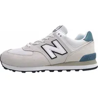 New Balance 574 Herren Weiß/Silber 42